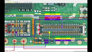 Huawei Y9 2018 Charging Ways Diagram By Borneo Schematic hardware Diagram [upl. by Ettesel]