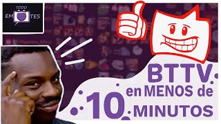 ¿Cómo instalar y configurar Better Twitch TV BTTV   Consigue más emotes para tu canal [upl. by Asihtal231]