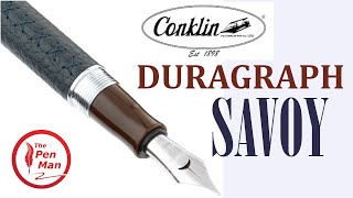 Conklin Duragraph Savoy Fountain Pen Review [upl. by Janie]