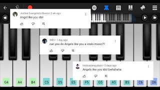 Miley Cyrus  Angels Like You • Perfect Piano App • CoverTutorial [upl. by Dorahs440]