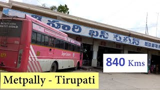 Longest Bus Route of Telangana TSRTC [upl. by Cullie]