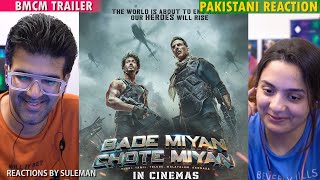 Pakistani Couple Re React To Bade Miyan Chite Miyan Trailer  Akshay Kumar  Tiger S  Prithviraj [upl. by Cormack]