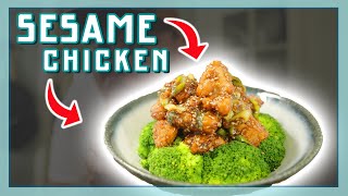 CHINESE AFHAAL SESAME CHICKEN  EtenmetNick  How to [upl. by Ainafets]