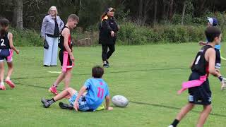 U13 Oztag Bateau Bay  Tag Dags vs Wolfpack [upl. by Nednarb972]