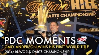 Gary Anderson wins the 2015 World Darts Championship [upl. by Eugenie545]