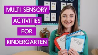 FREE Materials amp Ideas MultiSensory Activities for Kindergarten [upl. by Dagmar548]