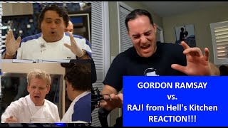 American Reacts to Gordon Ramsay EVERY SINGLE Raj Moment on Hells Kitchen REACTION [upl. by Des]