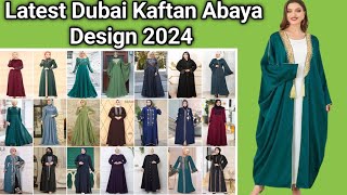 Latest Dubai Kaftan Abaya Design 2024  Butterfly Abaya Niqab design  Stylish Abaya Burkha design [upl. by Henson143]