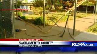 Sacramento County School Targeted In Copper Theft [upl. by Amiarom813]