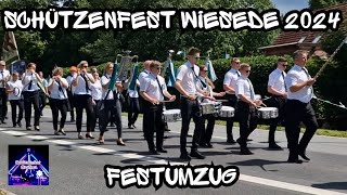 Schützenfest Wiesede 2024  Festumzug [upl. by Cyprus]