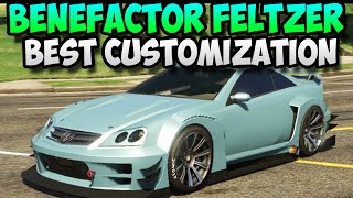 GTA 5  quotBenefactor Feltzerquot Best Car Customization BCC ep 10 [upl. by Narret708]