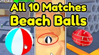 How to Find ALL 10 MATCHES Beach Balls Toilet Tower Defense [upl. by Ilse]