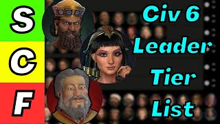 Civilization 6 Leader Tier List [upl. by Isleen964]