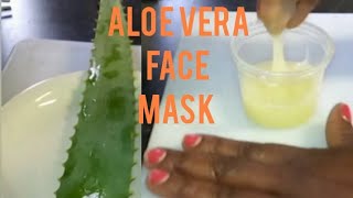 Fresh Aloe Vera Gel Face Mask [upl. by Attiuqal]