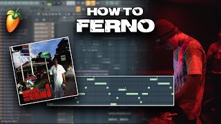 How To Make Beats Like Ferno Spazzin  FL Studio 20 Tutorial [upl. by Auqenes274]