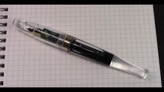 Moonman S5 Clear Pocket Fountain Pen Review [upl. by Aztinaj]