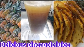 Making pineapple 🍍 juice out of peelsit is so interesting dont throw them againmustwatch [upl. by Ahsiemaj]