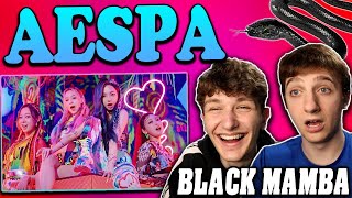 aespa  Black Mamba MV REACTION [upl. by Annairda]