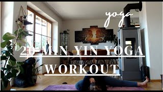 20 MIN YIN YOGA WORKOUT  YOGA  STRETCHING At Home easy Workout  Simple to follow [upl. by Goar]