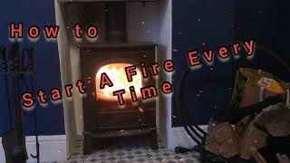 How To Light A Multi Fuel Stove Every Time [upl. by Erait]