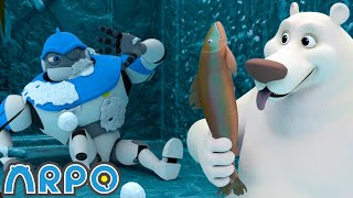 Winter Wonderland  ARPO The Robot  Funny Kids Cartoons  Kids TV Full Episodes [upl. by Alleen]