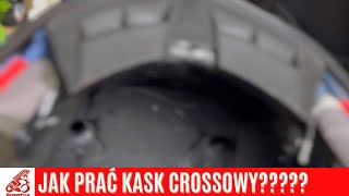 Jak prać ręcznie wyściółkę kasku crossowego [upl. by Ellingston]