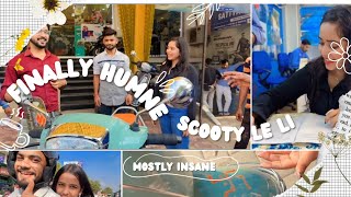 Finally Humne Scooty le li ✨️🌸♥️ Humare ghr ki First Scooty 😭😫 [upl. by Yeneffit]