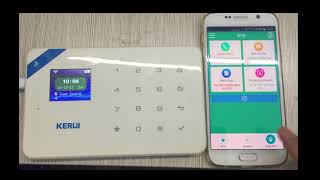 Host kerui W18 wifi gsm security alarm system [upl. by Nodal]