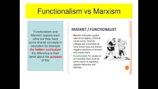 Unit2 Functionalism Vs Marxism Views  Cambridge IGCSE  Sociology 0495 Video5 [upl. by Llenwad662]