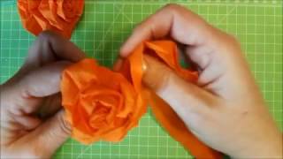 Tutorial  realistische Rosen aus Papier  einfache DIY Anleitung [upl. by Tavi]