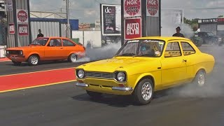 HPE Ford Escort Mk1 runs 1187 at 112 mph [upl. by Daukas75]