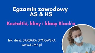 Jak rozpoznać kształtki kliny i klasy Blacka   narzędzia do odbudowy zęba [upl. by Hew716]