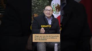 Citas gratis Consulado de México mexicanosenusa latinoseneeuu consuladomexicano inmigrantes [upl. by Anayad932]