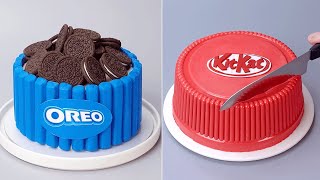 Ultimate KITKAT amp OREO Chocolate Mixed Cake  DIY Chocolate CAKE TRICK  Cake Decorating Ideas [upl. by Acino893]