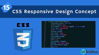 15 CSS Responsive Design  css tutorial for beginners  UiBrains  NAVEEN SAGGAM [upl. by Siuqramed82]