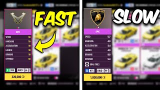 Top 5 FASTEST Drag Cars in Forza Horizon 5 [upl. by Ecilayram]