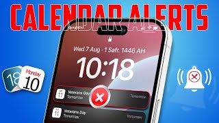 How to Fix iPhone Calendar Alerts Not Working After iOS 18 Update [upl. by Xino78]