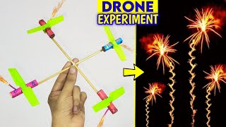 New drone cracker experiment Best cracker experiment  how to make drone [upl. by Palmore]