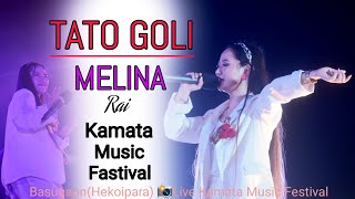 Tatto Goli  Melina Rai  Kamata Music Festival  BasugaonHekoipara  stage program music [upl. by Einnaej]