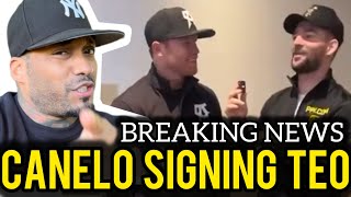 EPIC NEWS “Teofimo SIGNING With Canelo Inevitable” Canelo Confirmed Deal Not Done Yet But [upl. by Aiksas161]