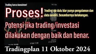 Trading dan Analisa Forex Hari Jumat 11 Oktober 2024 [upl. by Aerdnod]