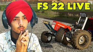 FARMING SIMULATOR 22 LIVE  sukhbhanguz [upl. by Ellehcirt]