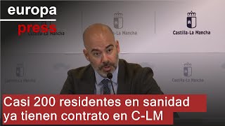 Casi 200 residentes en sanidad ya tienen contrato en CLM [upl. by Airliah]