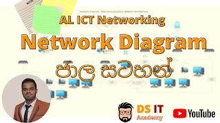 Network Diagrams ජාල සටහන් Explained in Sinhala  AL ICT Networking [upl. by Enegue]