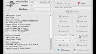 KH5200 Unlock Repair BT addess and IMEI by Octopus Box [upl. by Kcirdnek]