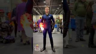 Fantastic Four Human Torch fantasticfour marvelcomics cosplay [upl. by Itoc316]