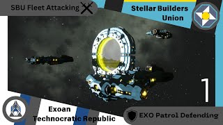 Space Engineers PvP  Operation Antikythera Campaign  Jump Gate Incursion [upl. by Ynaffyt404]