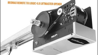 Programming 893MAX remote to Liftmaster 40 logic board [upl. by Lanti]