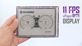 FINALLY Fast ePaper Display INKPLATE 6 Motion [upl. by Meredi]