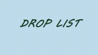 DropList [upl. by Isoj]